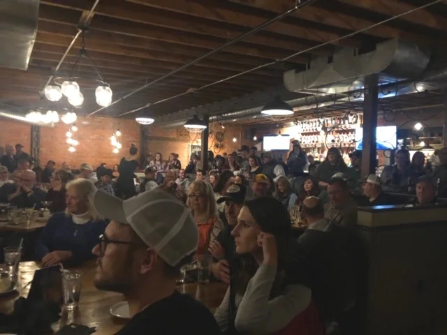 Rapt crowd, loving the music!