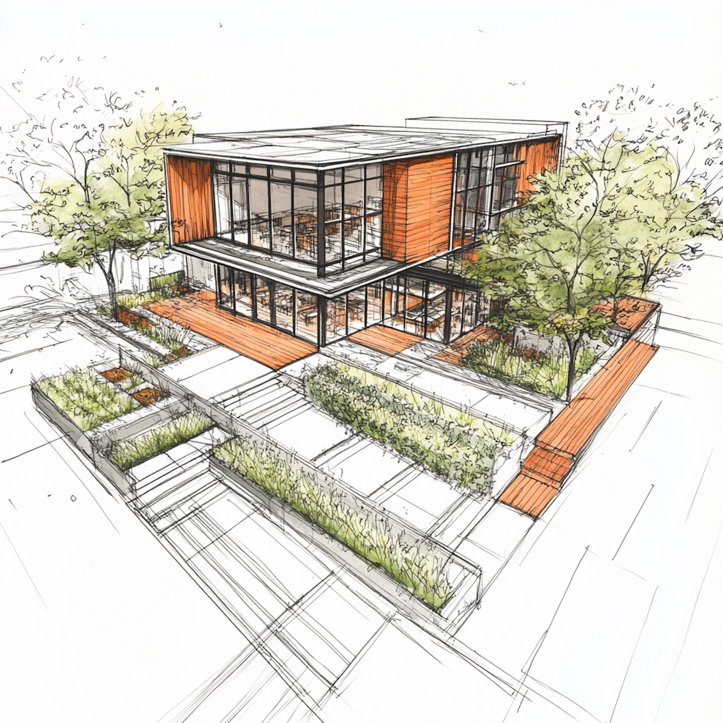 3D Blueprints For a Passive House Plus Design Integrated With a Half-Acre Native Permaculture
