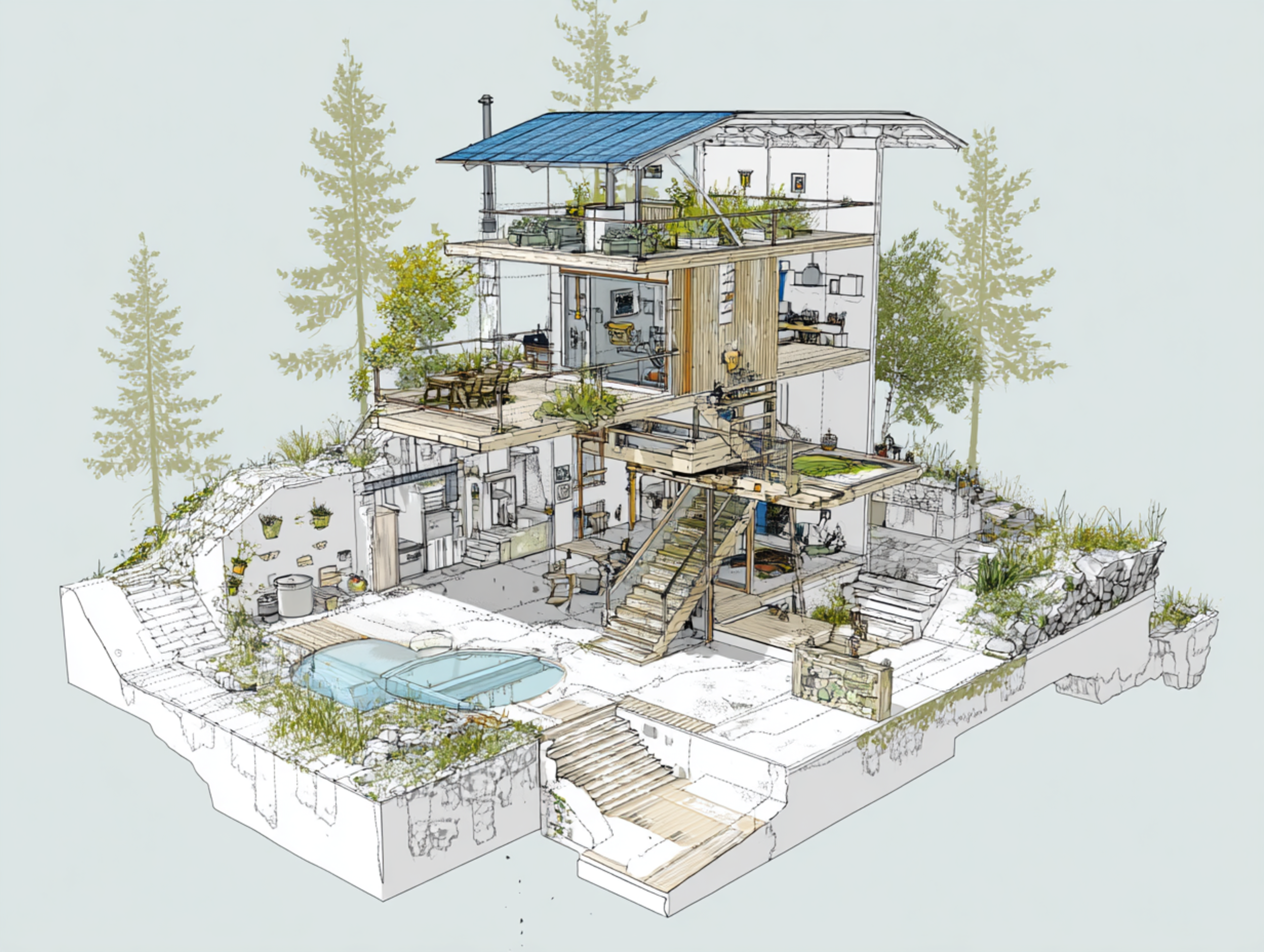Passive House Plus Residence Enclosed Within a Solar Greenhouse27.png