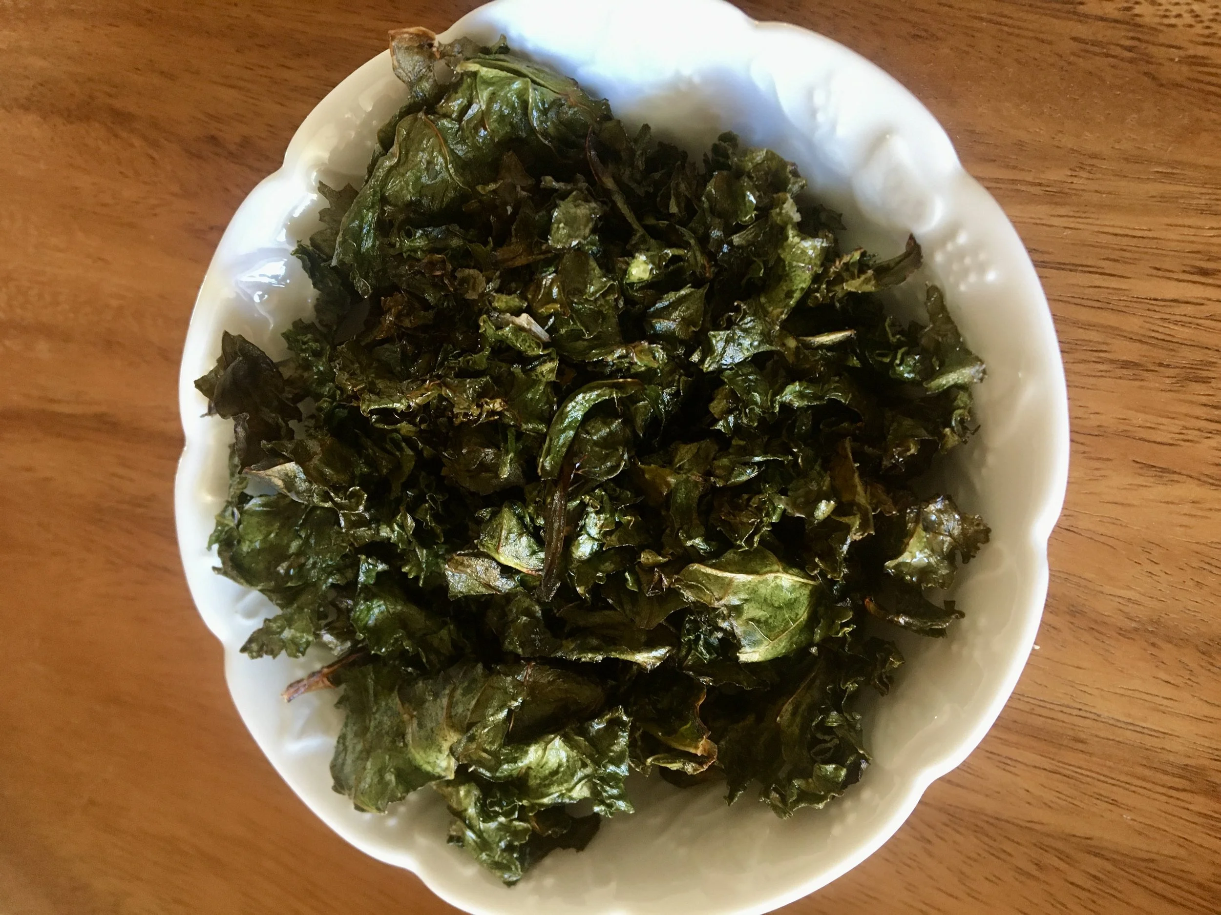 Sea Salt + Vinegar Kale Chips Recipe