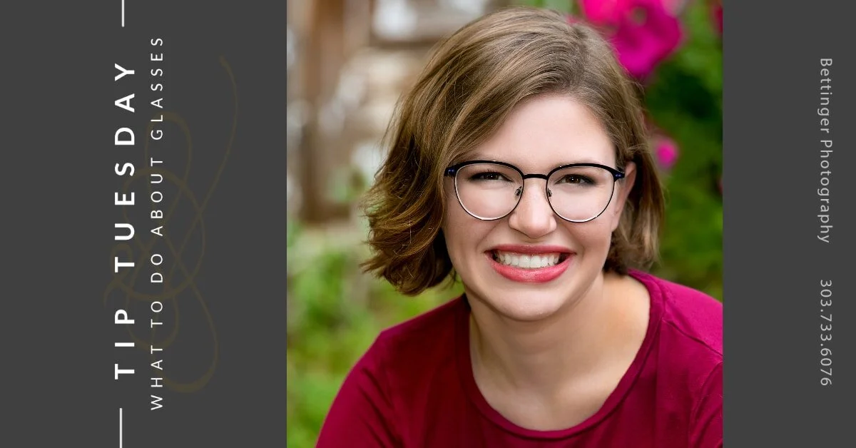 What to do about glasses — Senior Pix