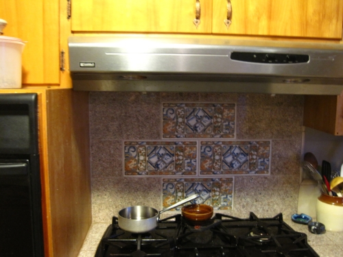 BEFORE: They were not loving this patterned tile