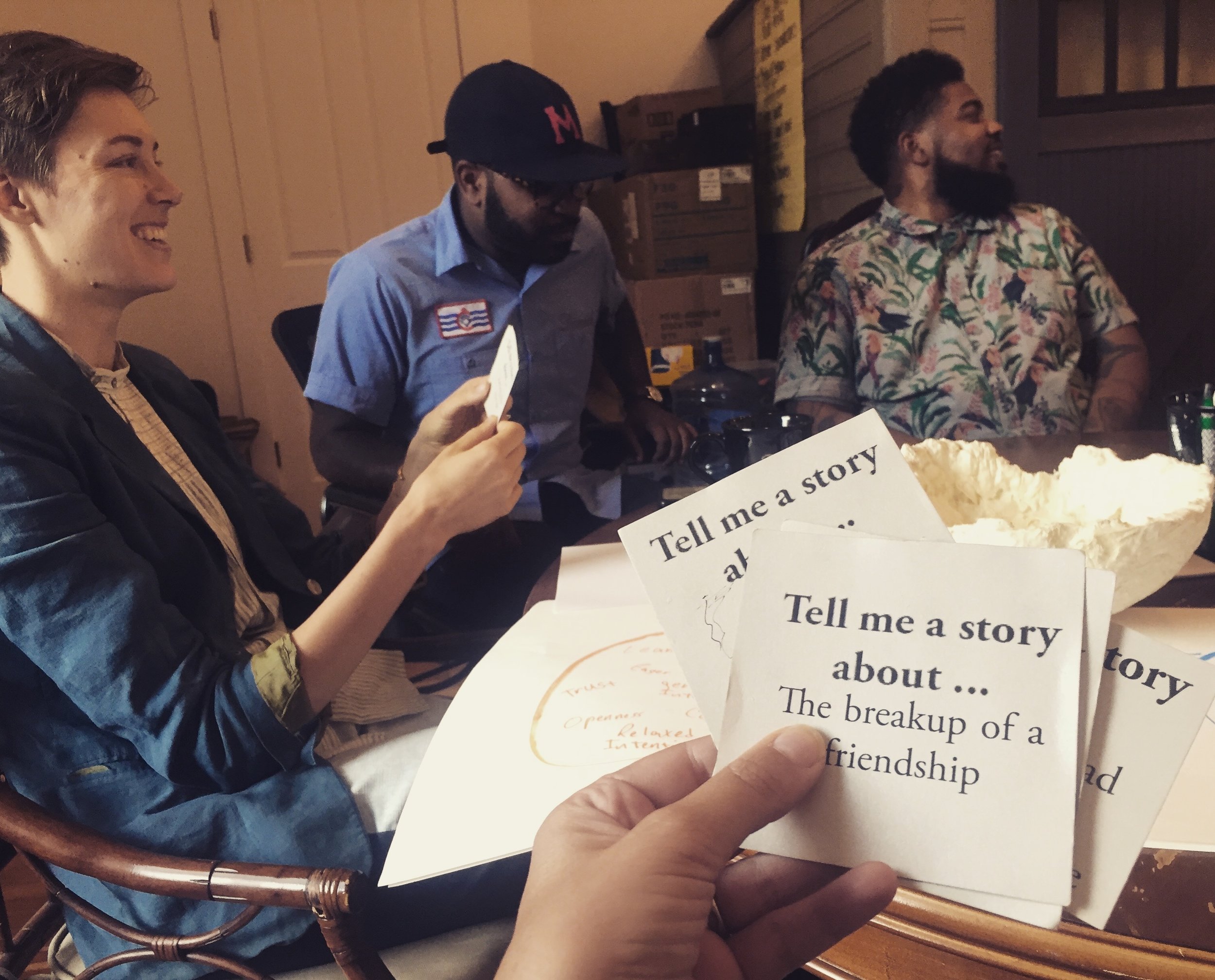 Caroline Woolard meets with MORTAR and CincyStories