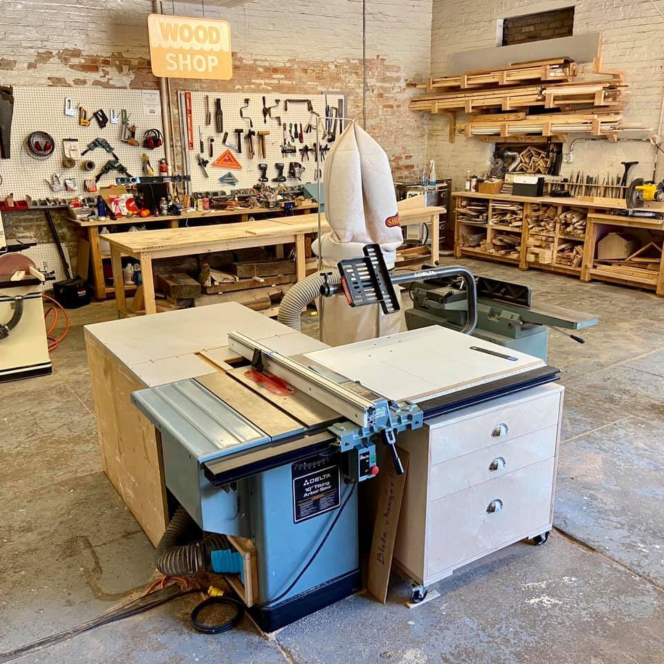Wood Shop and Tool Library — Wave Pool