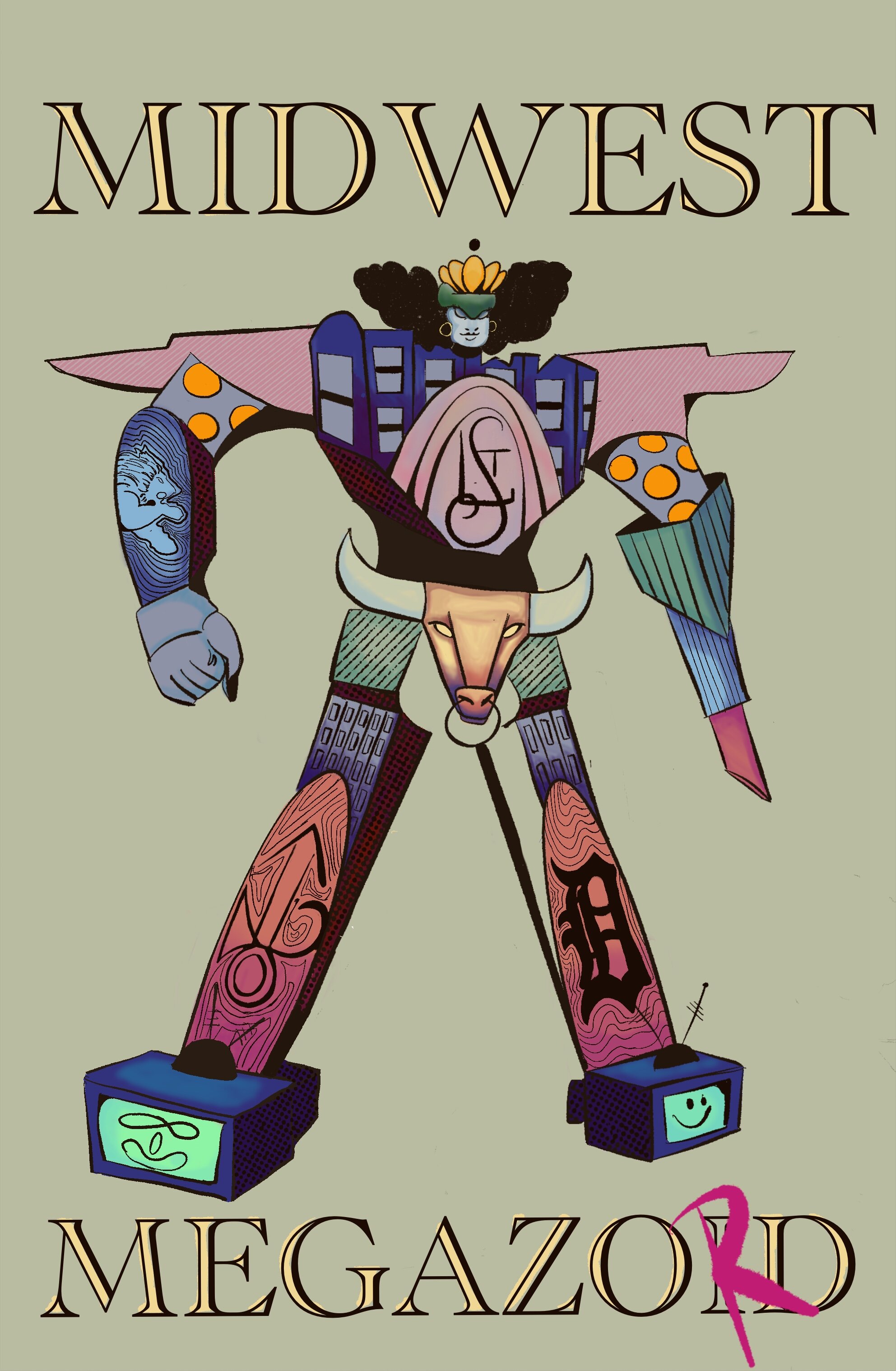 Nytaya Babbitt X XYAEL, the Midwest Megazord, digital 2021&nbsp;