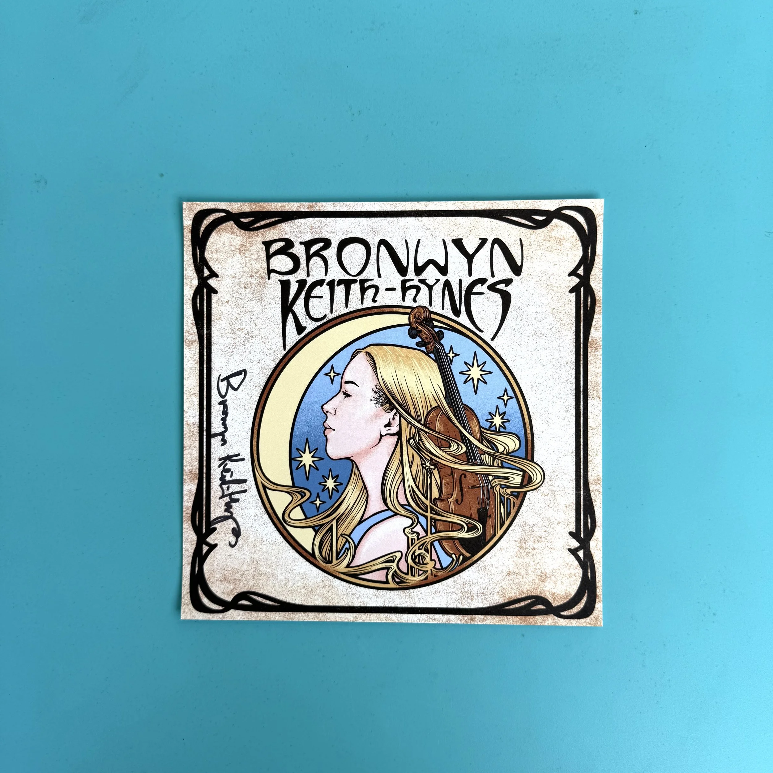 10x10" poster print (signed)