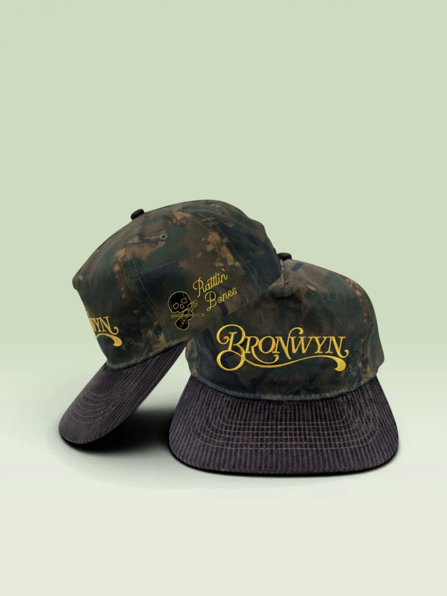 Rattlin' Bones Corduroy & Camo Hat (Dome Swap limited edition)