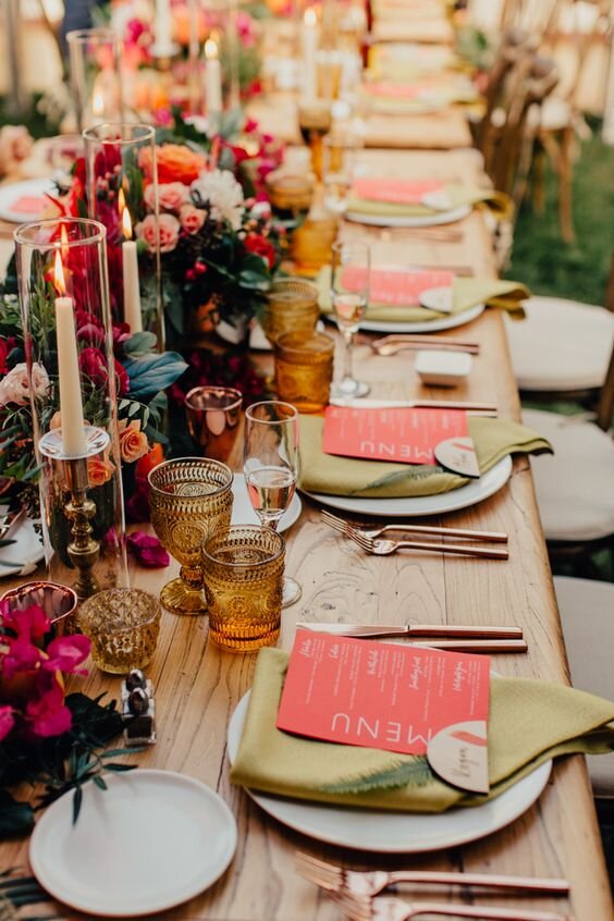 Tons of Colour and Tablescapes
