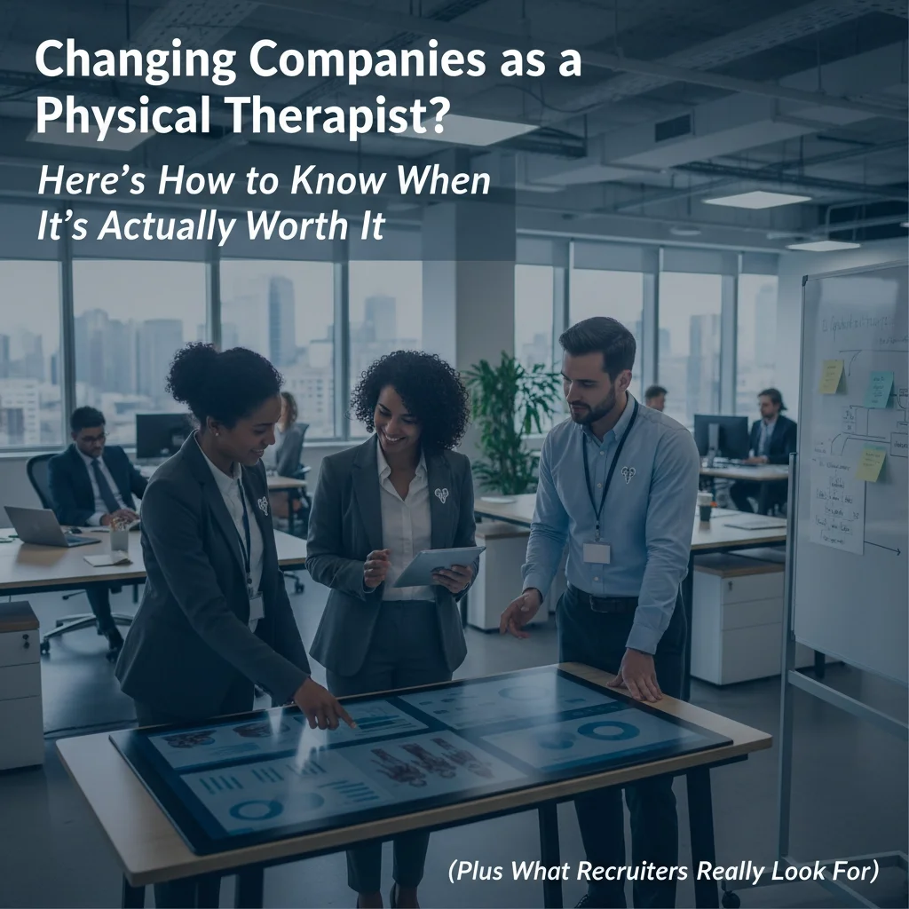 Changing Companies as a Physical Therapist? Here's How to Know When It's Actually Worth It (Plus What Recruiters Really Look For)