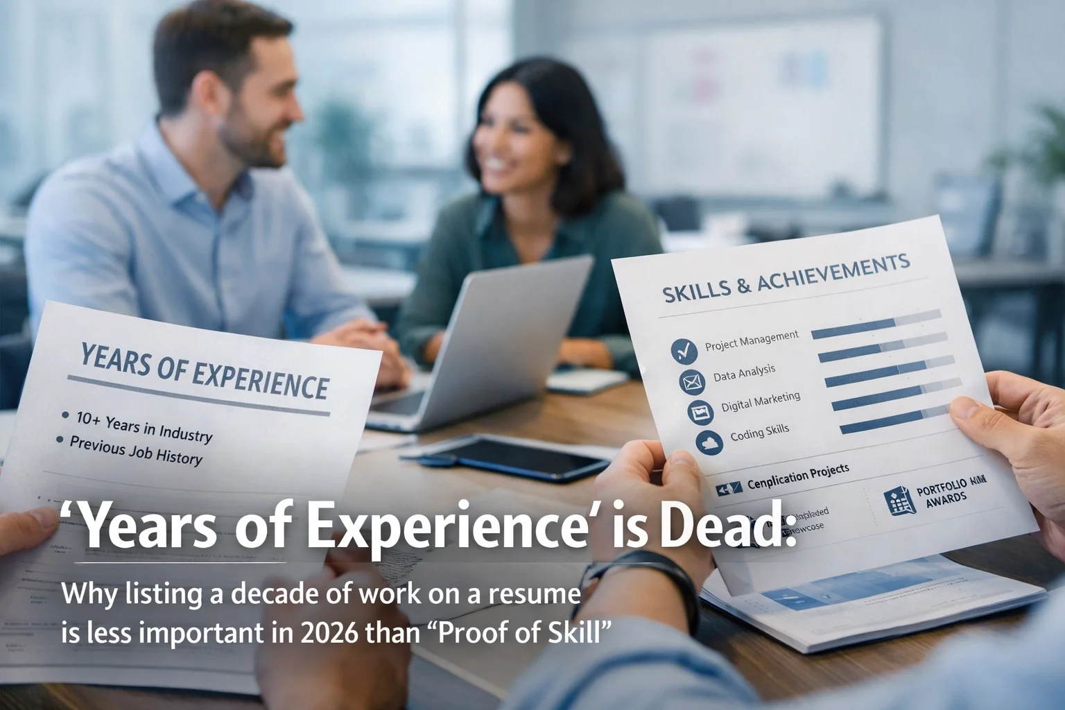 "Years of Experience" is Dead: Why listing a decade of work on a resume is less important in 2026 than "Proof of Skill"
