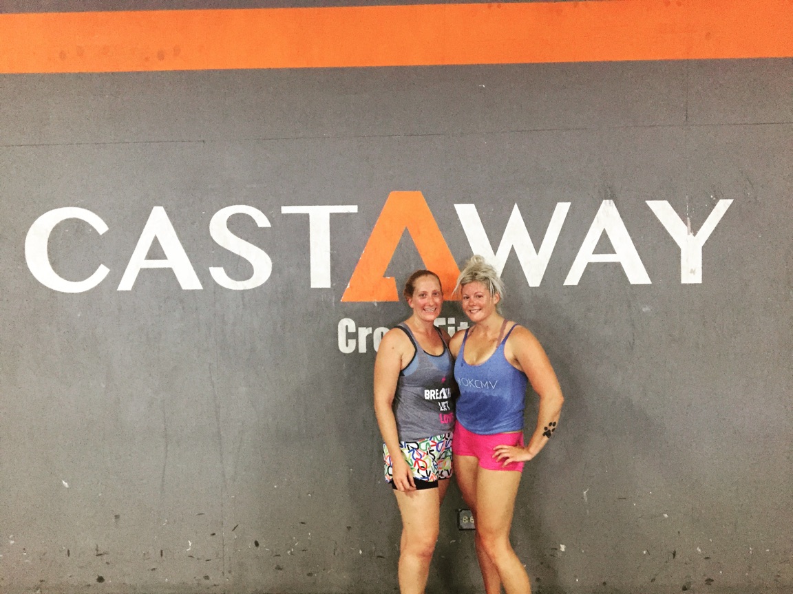 Nellie and I at CrossFit Castaway