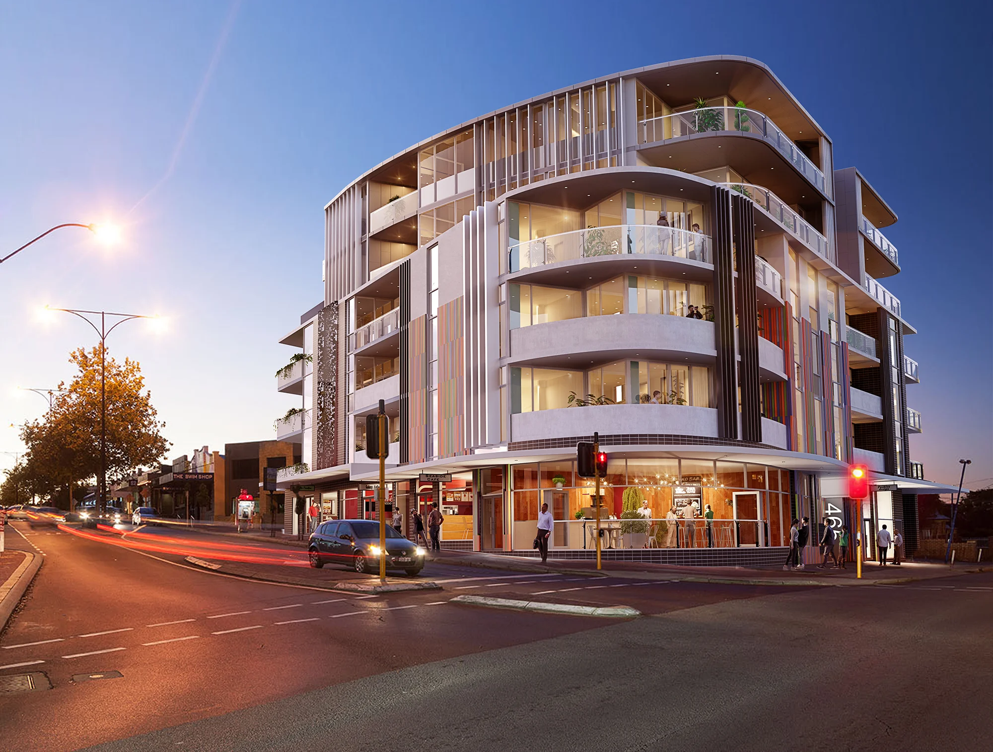Rose On Angove, North Perth - www.roseonangove.com.au Mixed-use (Residential apartments and retail) - Located on the highly desirable Angove Street in North Perth, this project involves the development of 39 residential apartments and ground floor retail space. Status: Under Construction Est. Completion: mid-2017 End Value: $25M