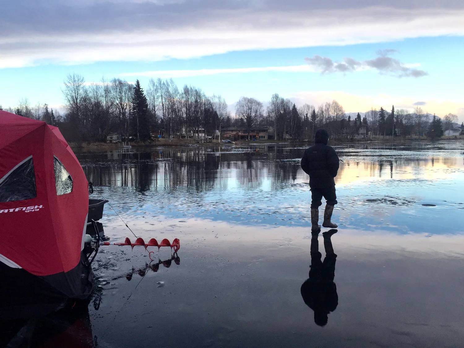 FishHound Alaska Fly Fishing Guides | Ice Fishing Alaska Day Trip Anchorage