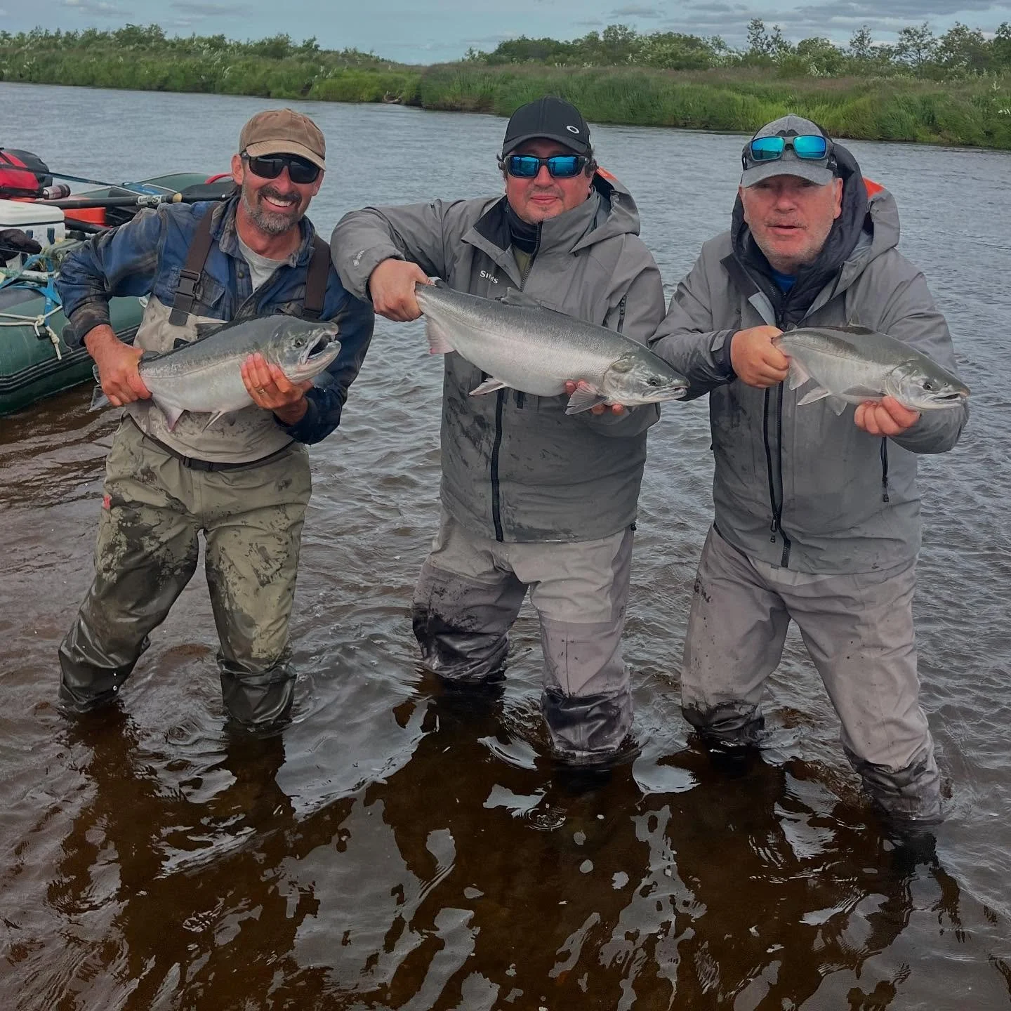 Tripled up! Gotta love wild fish in wild places!

#flyfishing #defendthewestsu #wildsalmon #tugisthedrug #nopebblemine #fishing #catchandrelease #nocrowds #barbless #tugismydrug #guideslife #flyguides #alaska #flyfishalaska #repyourwater #fishporn #w