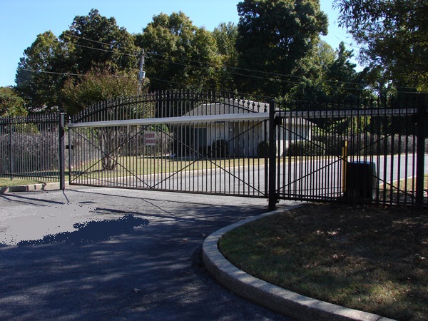 Slide Gate Track System Arched Mounted