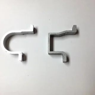 Aluminum Back Brackets for IGD E/Z Slide Gate Track Systems