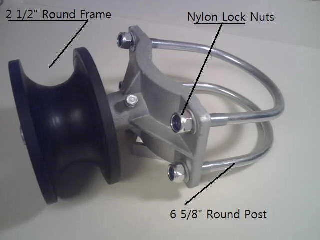 6 5/8" Heavy Duty High Cycle Cantilever Gate Track Roller
