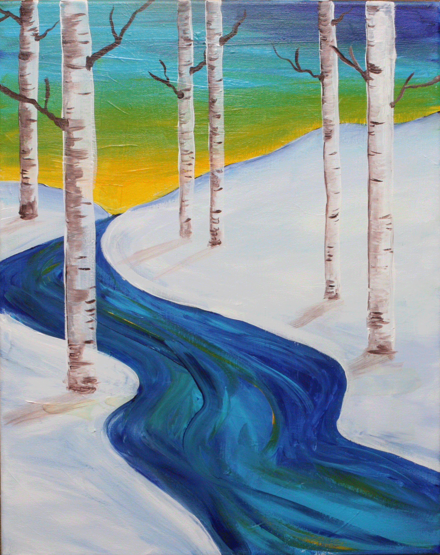 Snowy Stream