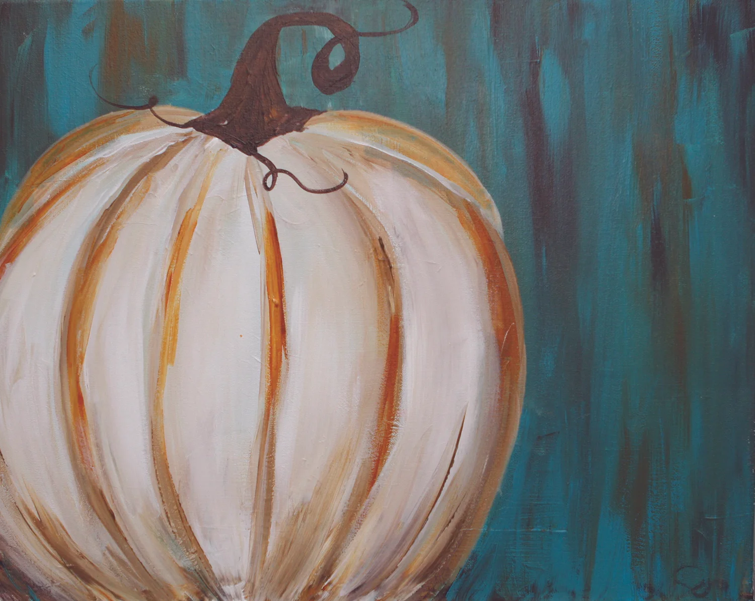 Fall White Pumpkin