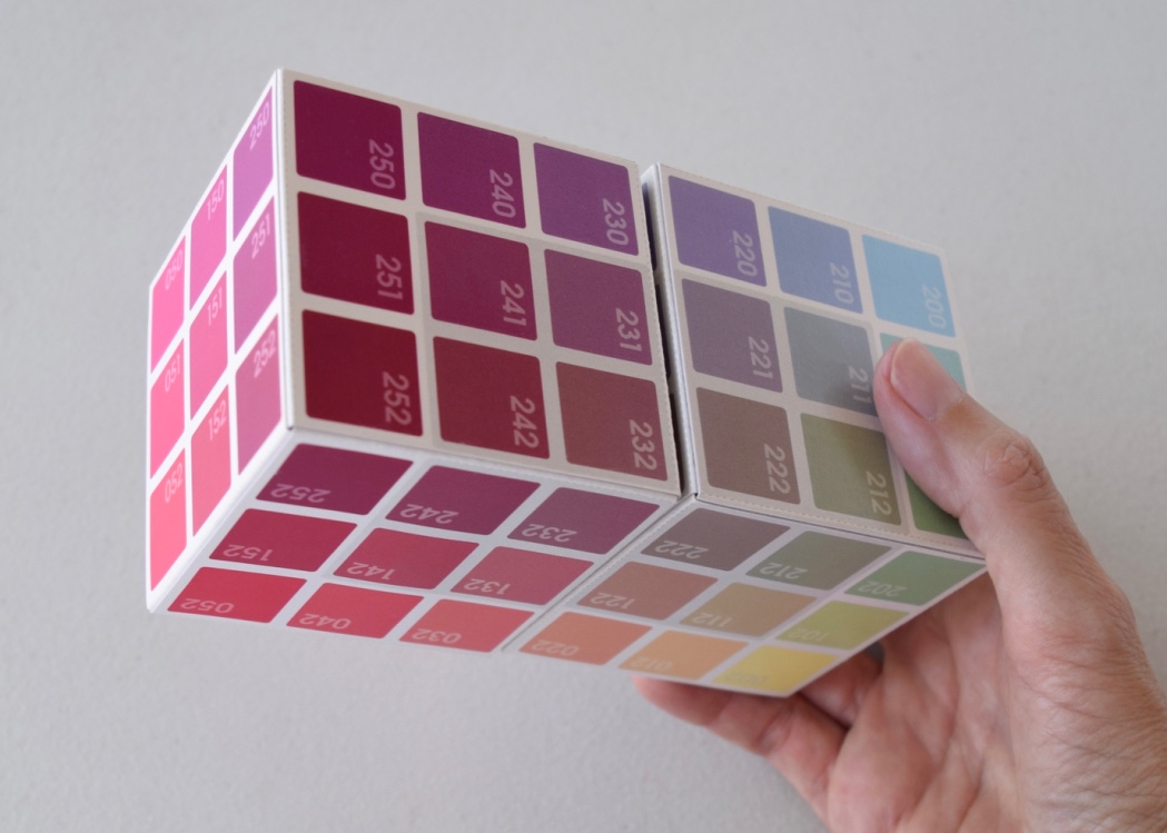 Magenta connected with White