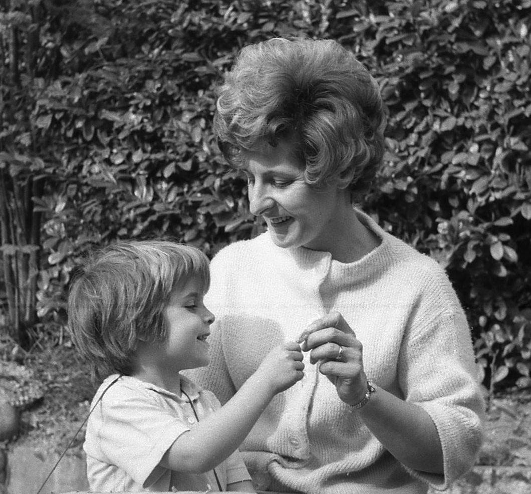 me and my mom, mid-1960s