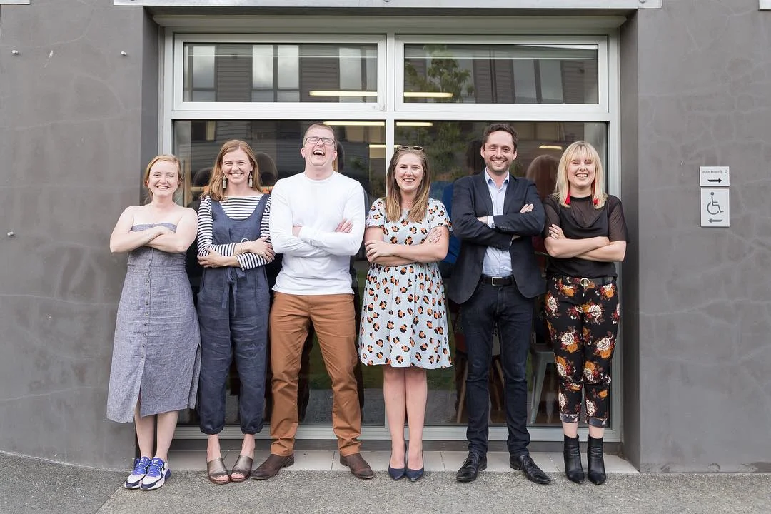 The core Narrative team (sans Sos & Joel, who were busy with the arrival of Bowie).