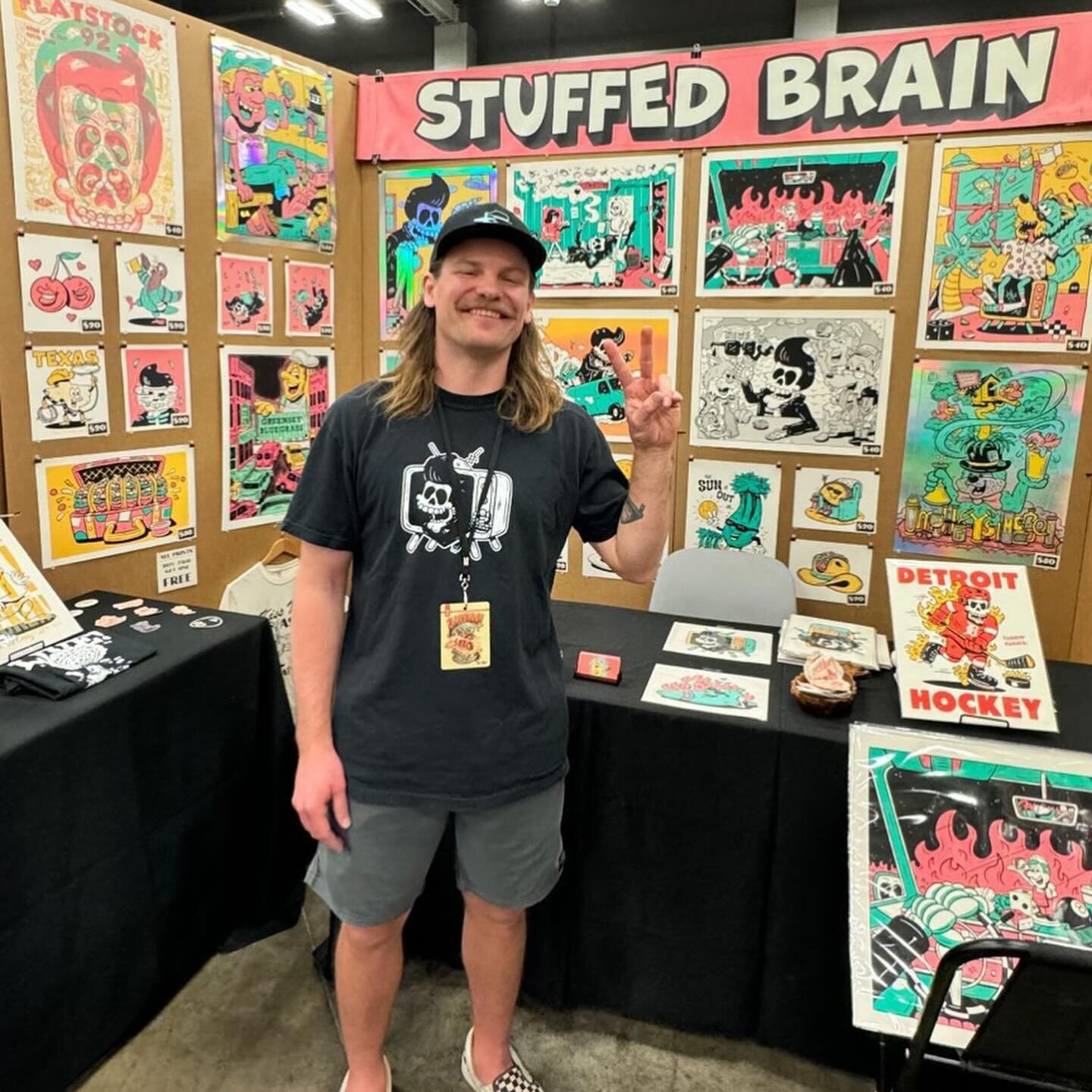 Too many good times, never enough photos! A BIG thank you to all the fine folks of @flatstock and @sxsw for making my first poster pilgrimage to Austin such an amazing experience. I&rsquo;d be hard-pressed to find a more welcoming and talented group 