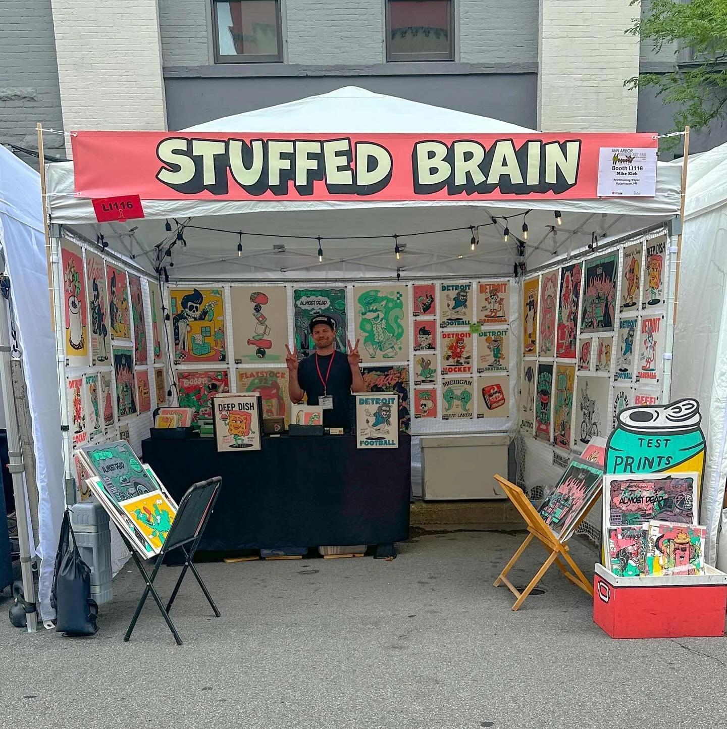 We&rsquo;re officially BACK IN ANN ARBOR! See us at @guildfairs Ann Arbor Art Fair today, tomorrow, and Saturday on Liberty Street, booth LI116 (right in front of TAQ Taqueria&hellip; fitting right?)
#annarbormichigan #annarbor #annarborartfair