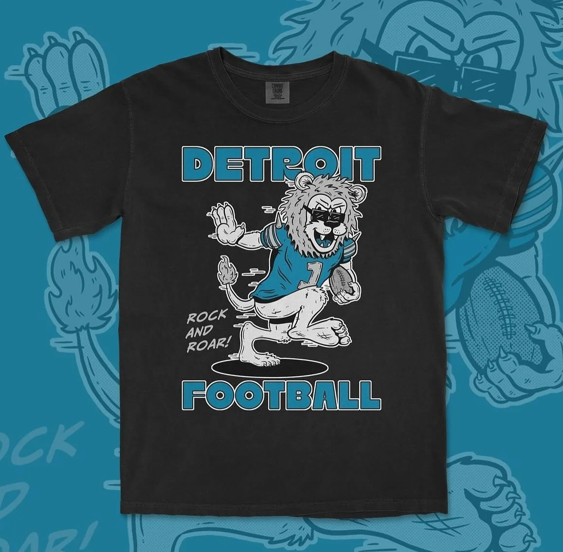 FOR A LIMITED TIME ONLY!!! In honor of the start of the 2025 season, I&rsquo;m offering a small pre-order of the ever popular Detroit Football t-shirt! Quantities are super limited and currently in production. Grab one now and help cheer on our team 