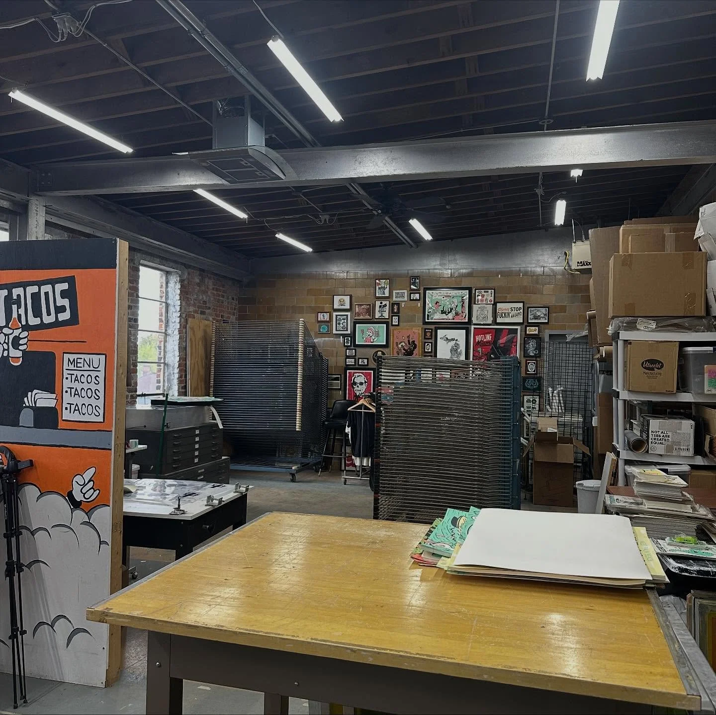 Some studio snaps. Getting this place a little more organized now that the majority of my travel season is over. I spent some time this morning scrolling through old posts, and came across the day I moved in here, maybe five or six years ago. I had p