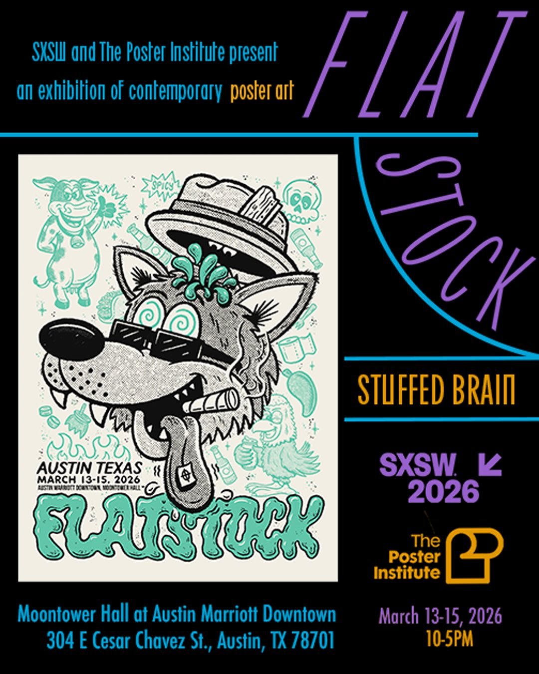 Officially Austin Bound for @flatstock at @sxsw, presented by the @posterinstitute! This show has become such a special spot in my year, because it&rsquo;s full of folks who speak my language; printmaking people! 

Excited to hang with some of the be
