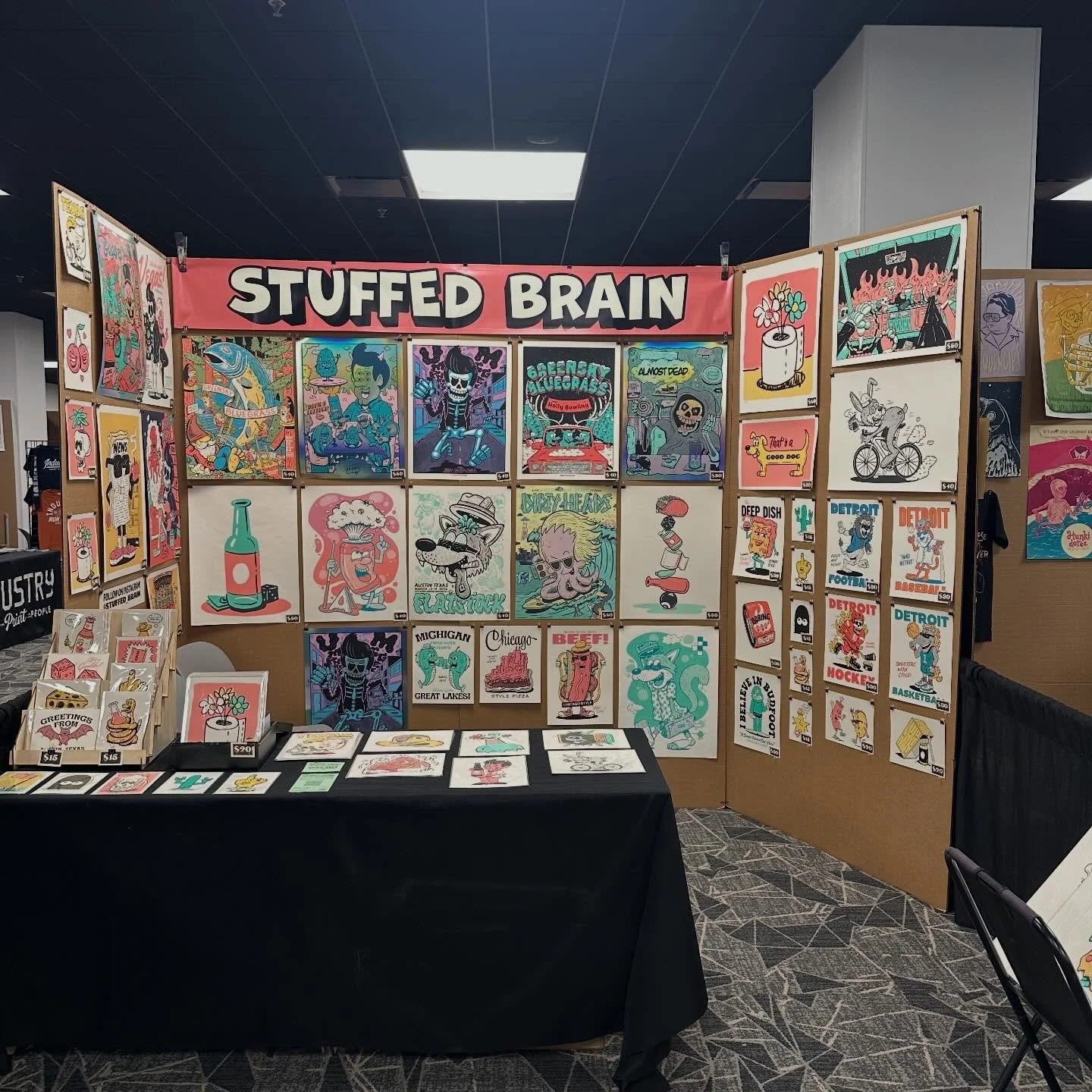 Flatstock Booth Game. Come on out Austin! Friday, Saturday, Sunday in the Austin Marriott Downtown, 10am-5pm.