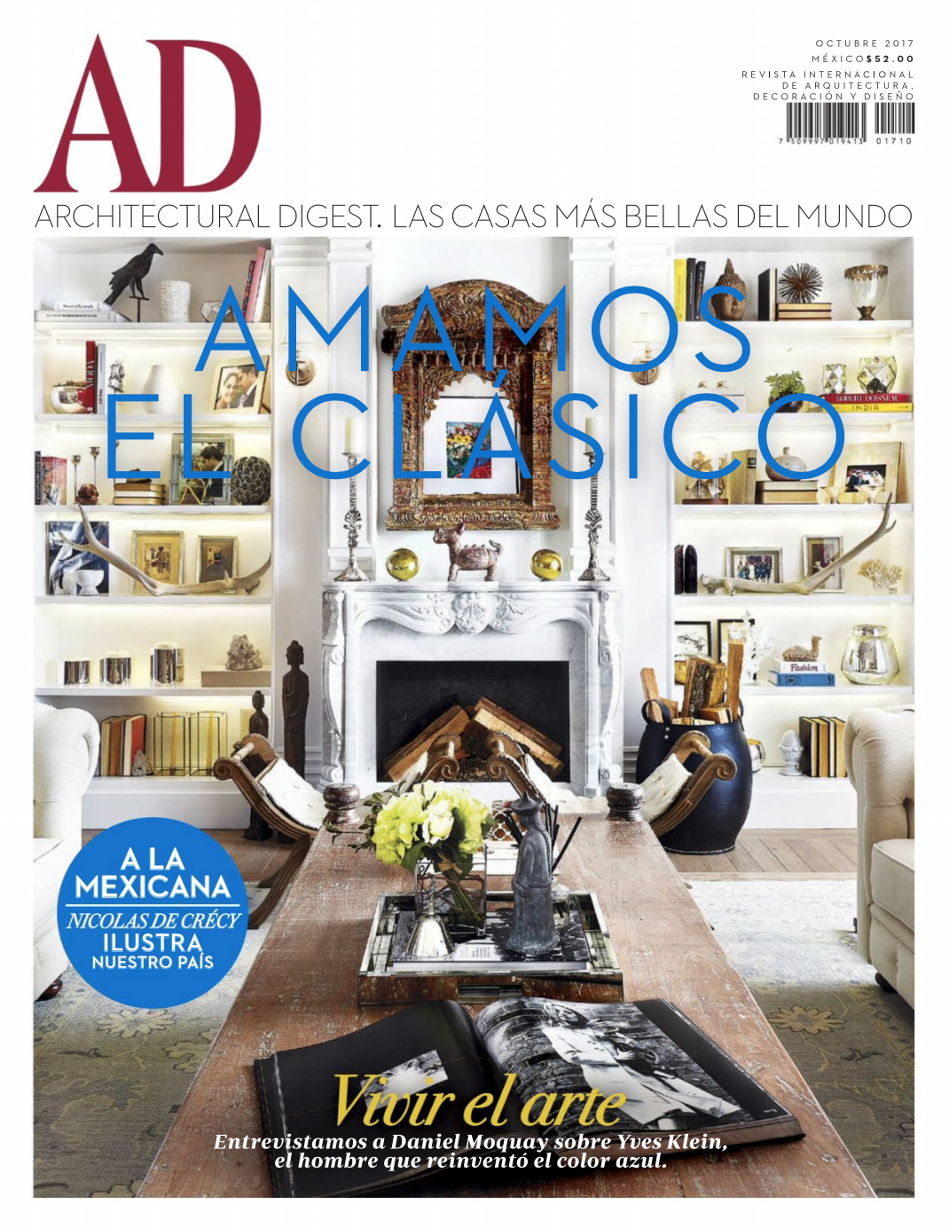 Portada Architectural Digest México Octubre 2017