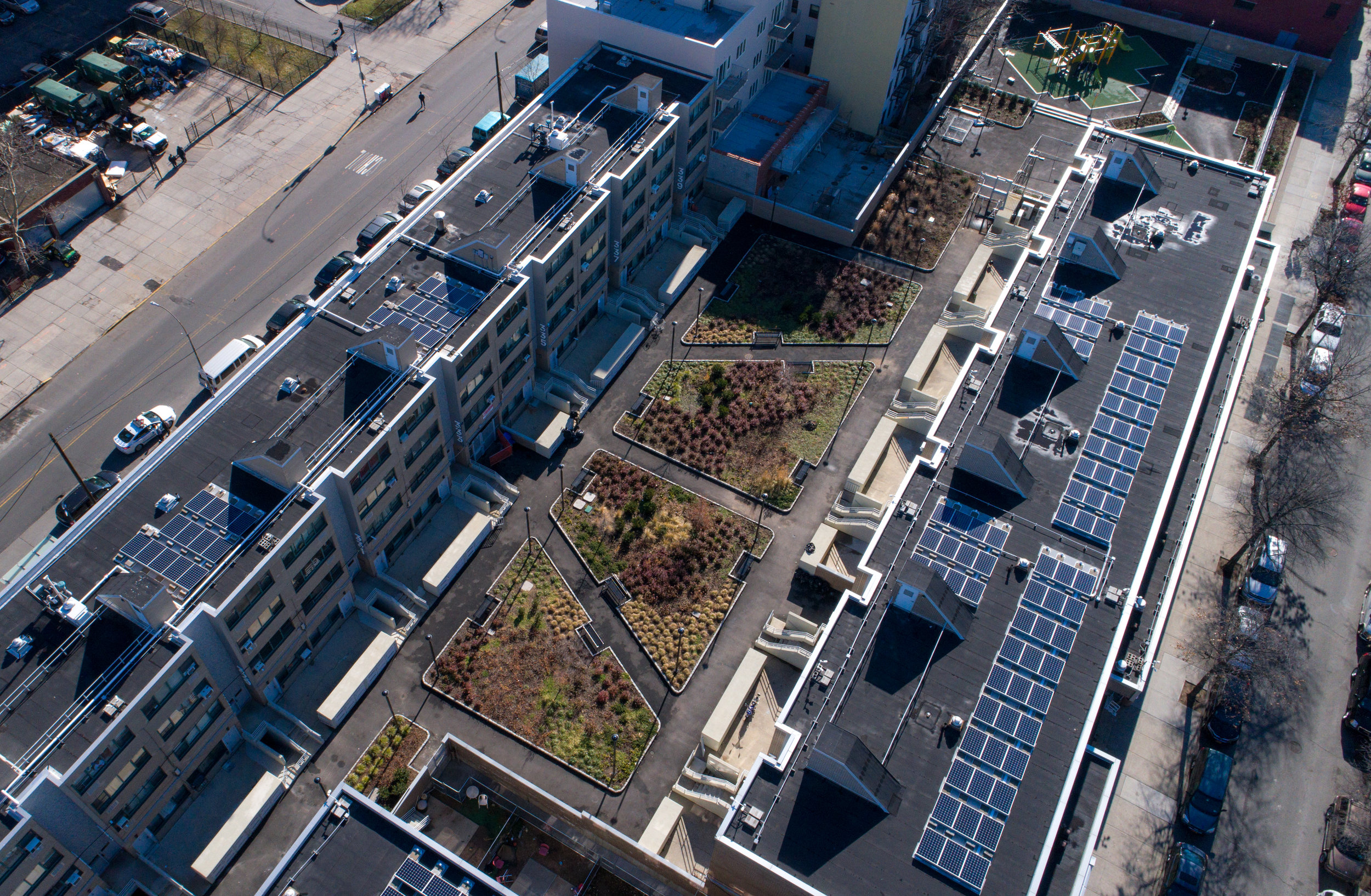  Solar Panel count / Bright Power - Marcus Garvey Village (22 Buildings - 7 Square Blocks) 