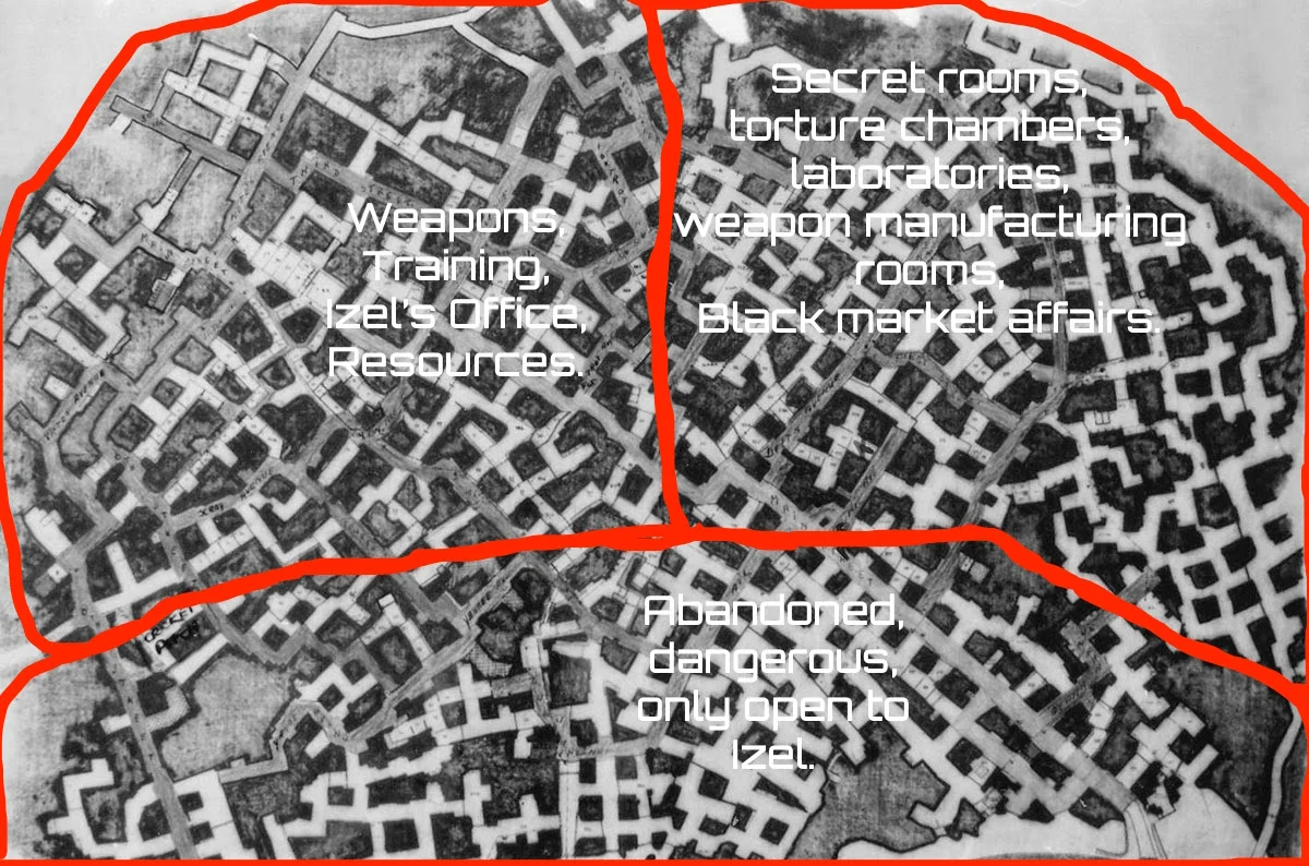 Map of the tunnels. No copyright intended.