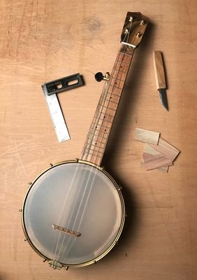 Holibanna Banjo Ukulele Concert 5 String Banjo Instrument Kids Gift for Beginer Children 