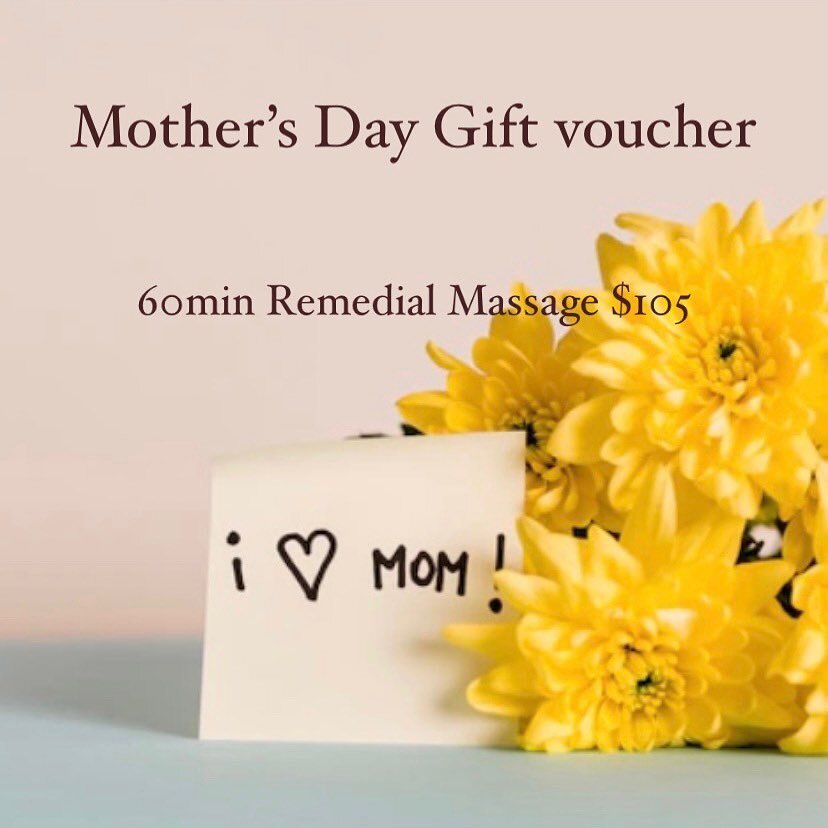 Mother&rsquo;s Day is Sunday, 14th May. Make this Mother&rsquo;s Day more special than ever 💐 #mothersday #mothersdaygift #massage #remedialmassage #chatswood