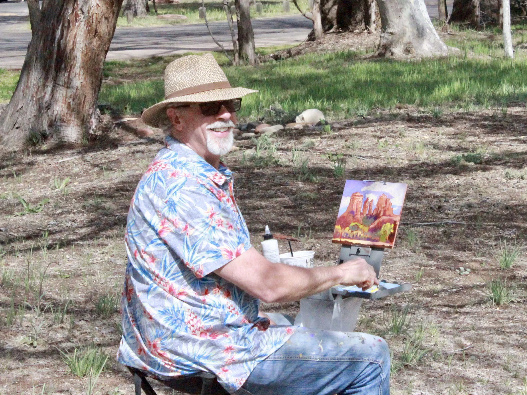 Crescent Moon Ranch Paint Out