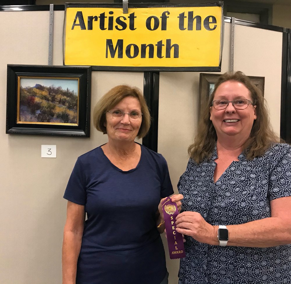 Peggy Orbon Wins Artist of the Month