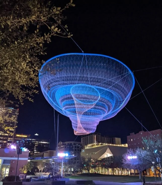 Neon Nocturne Paint Out at Civic Space Park