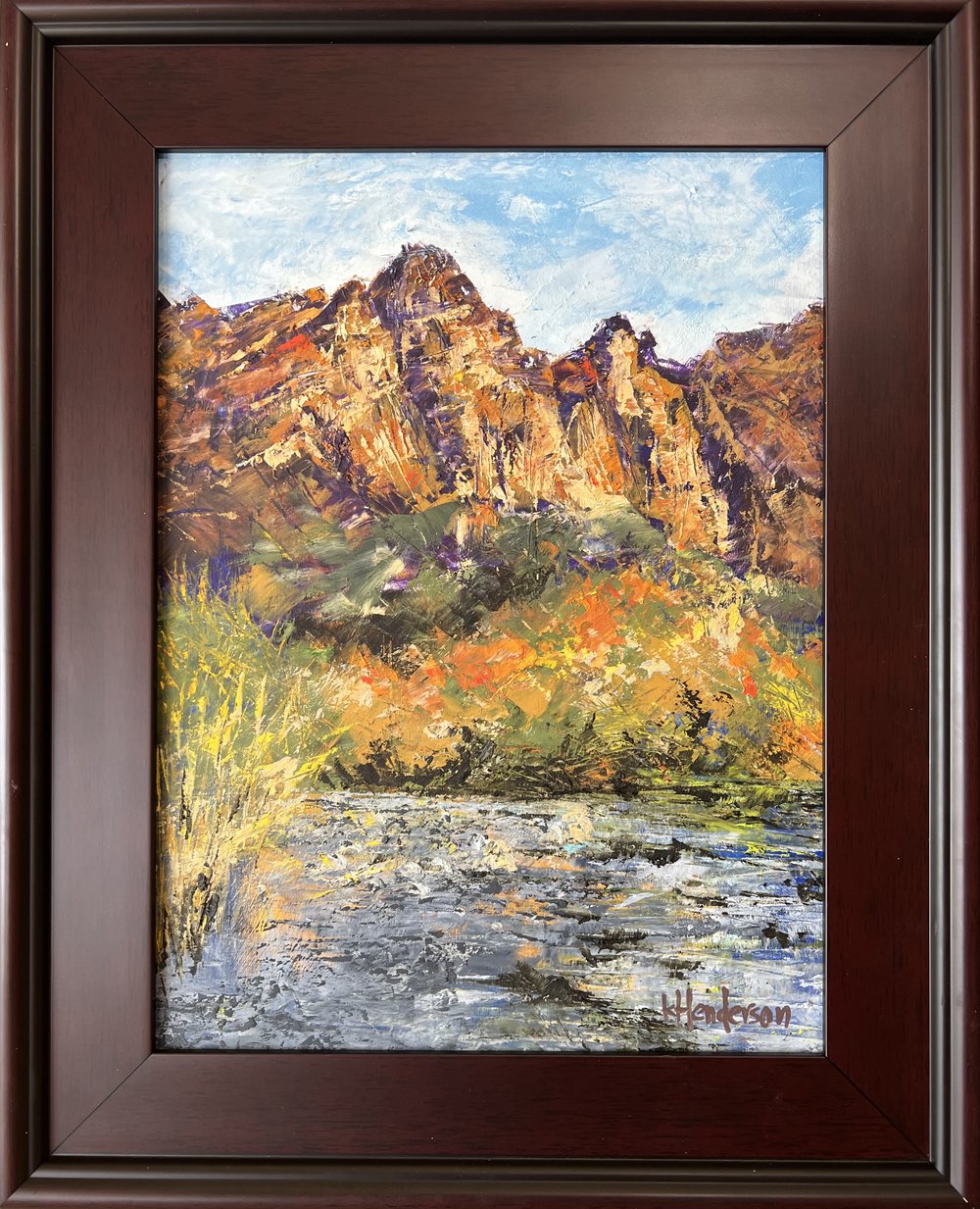 Kathie Henderson "Pebble Beach in the Lower Salt River"