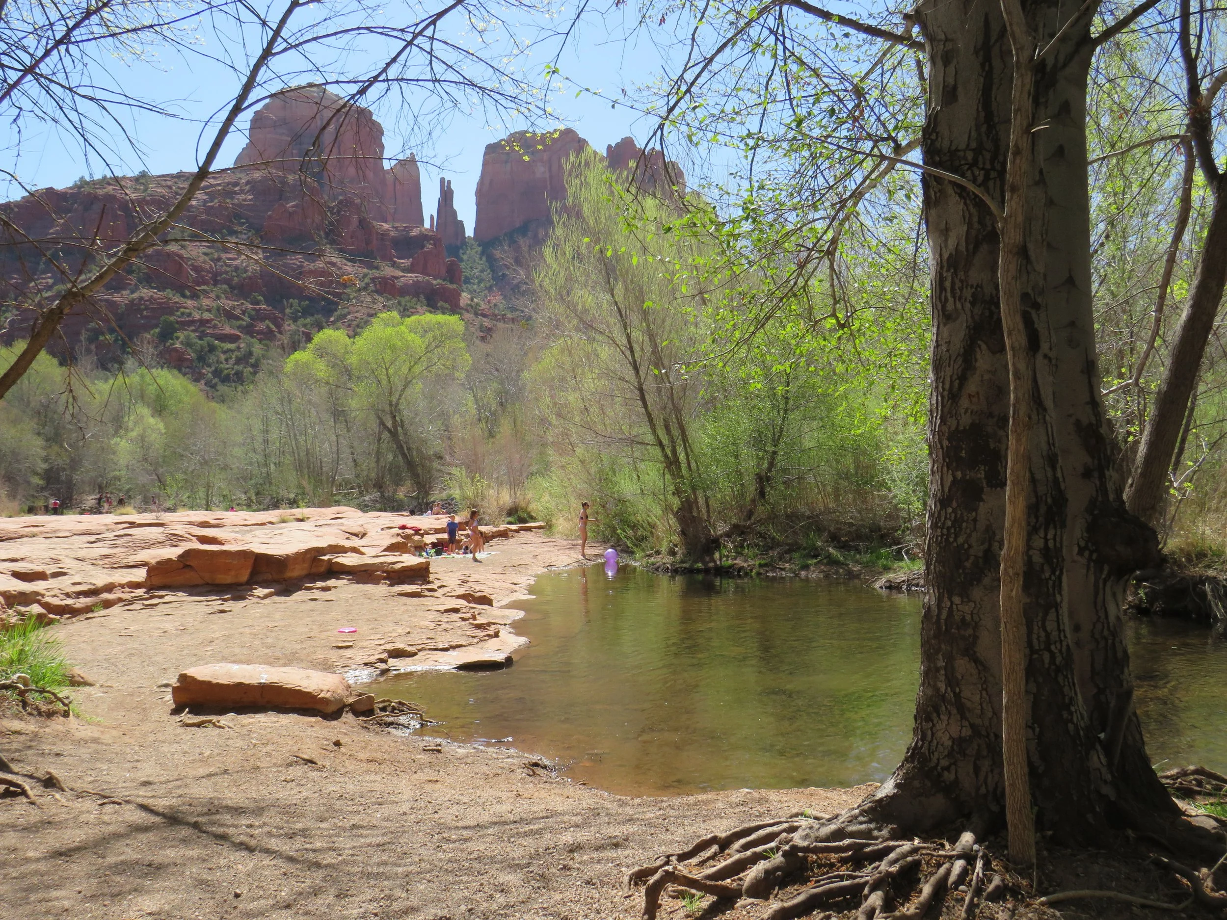 Plein air painting at Crescent Moon Ranch