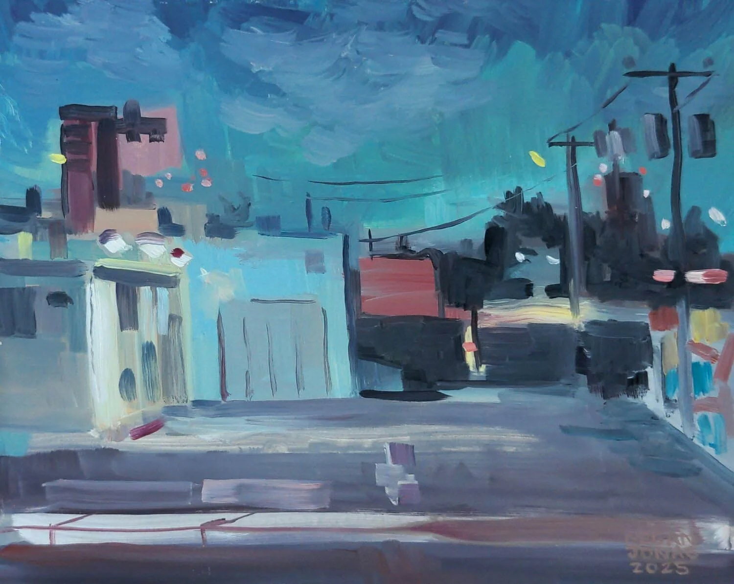 Megan Jonas: Facing West McDowell & 15th St.