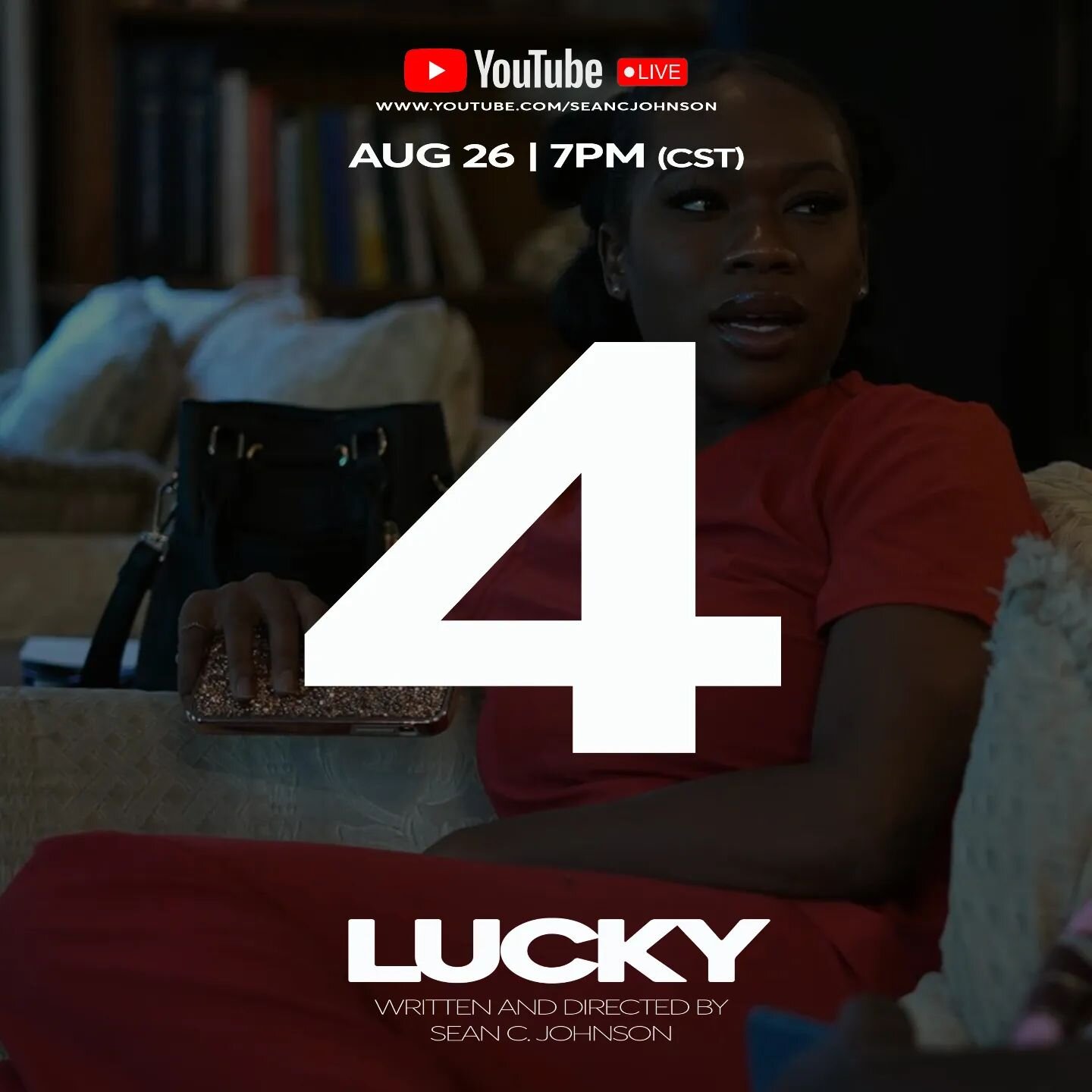 4 MORE DAYS!! 8.26 | 7pm #LuckyShortFilm