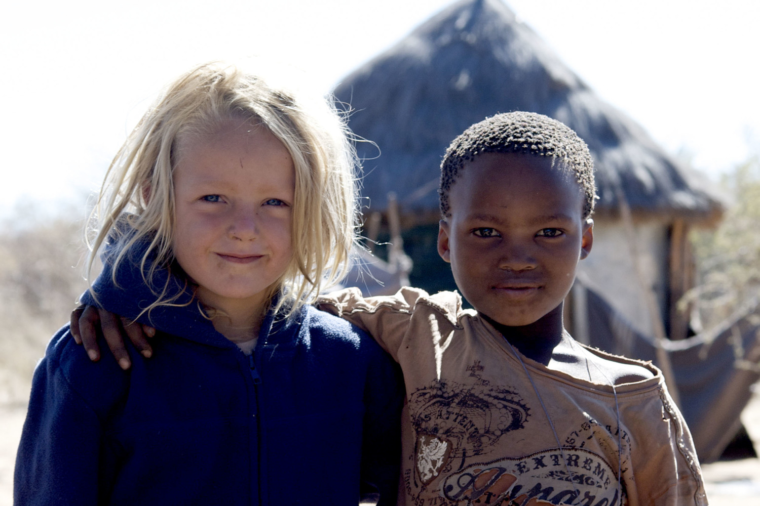 naked girl in african with more hairy