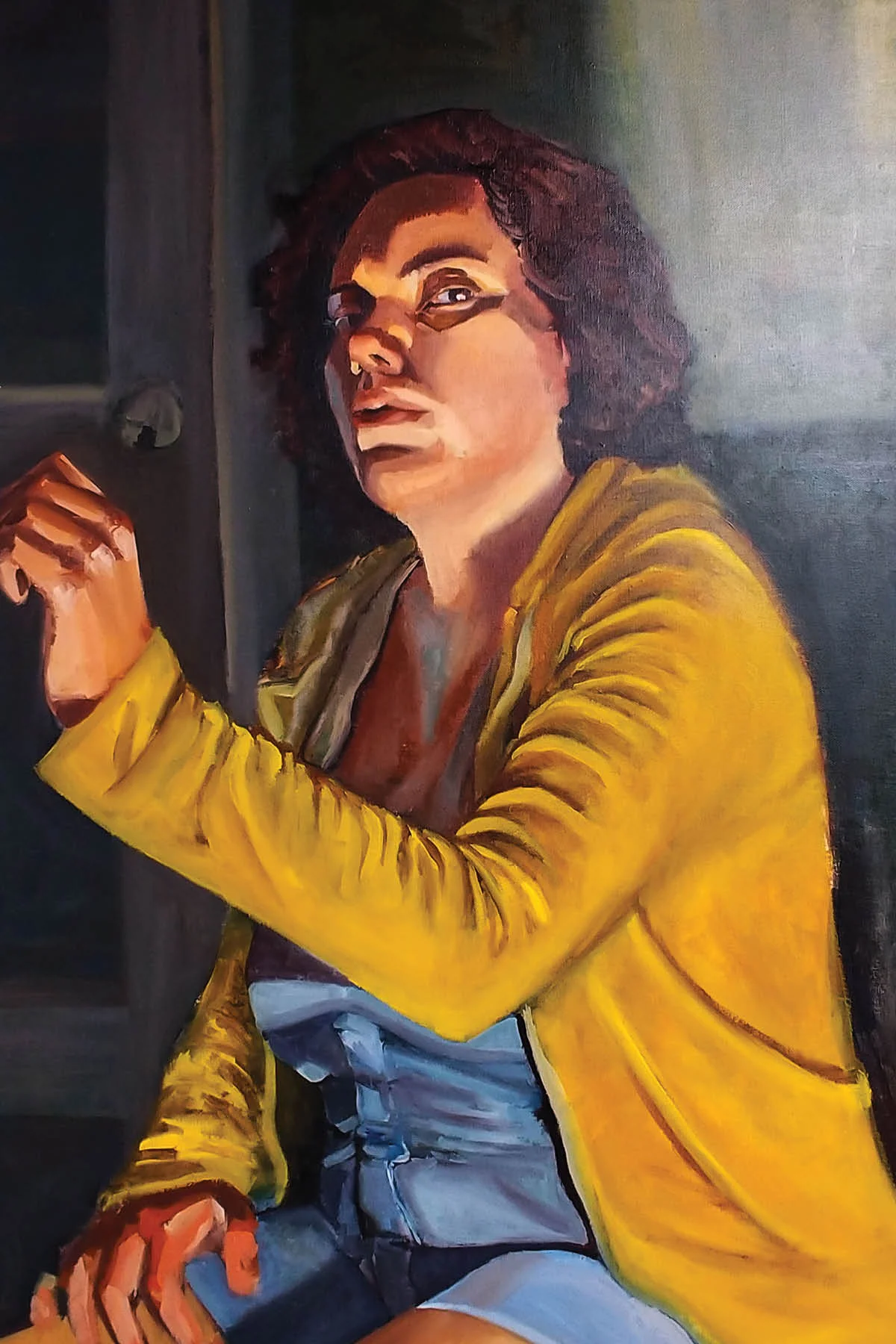 Selfie Oil 36in x 24in