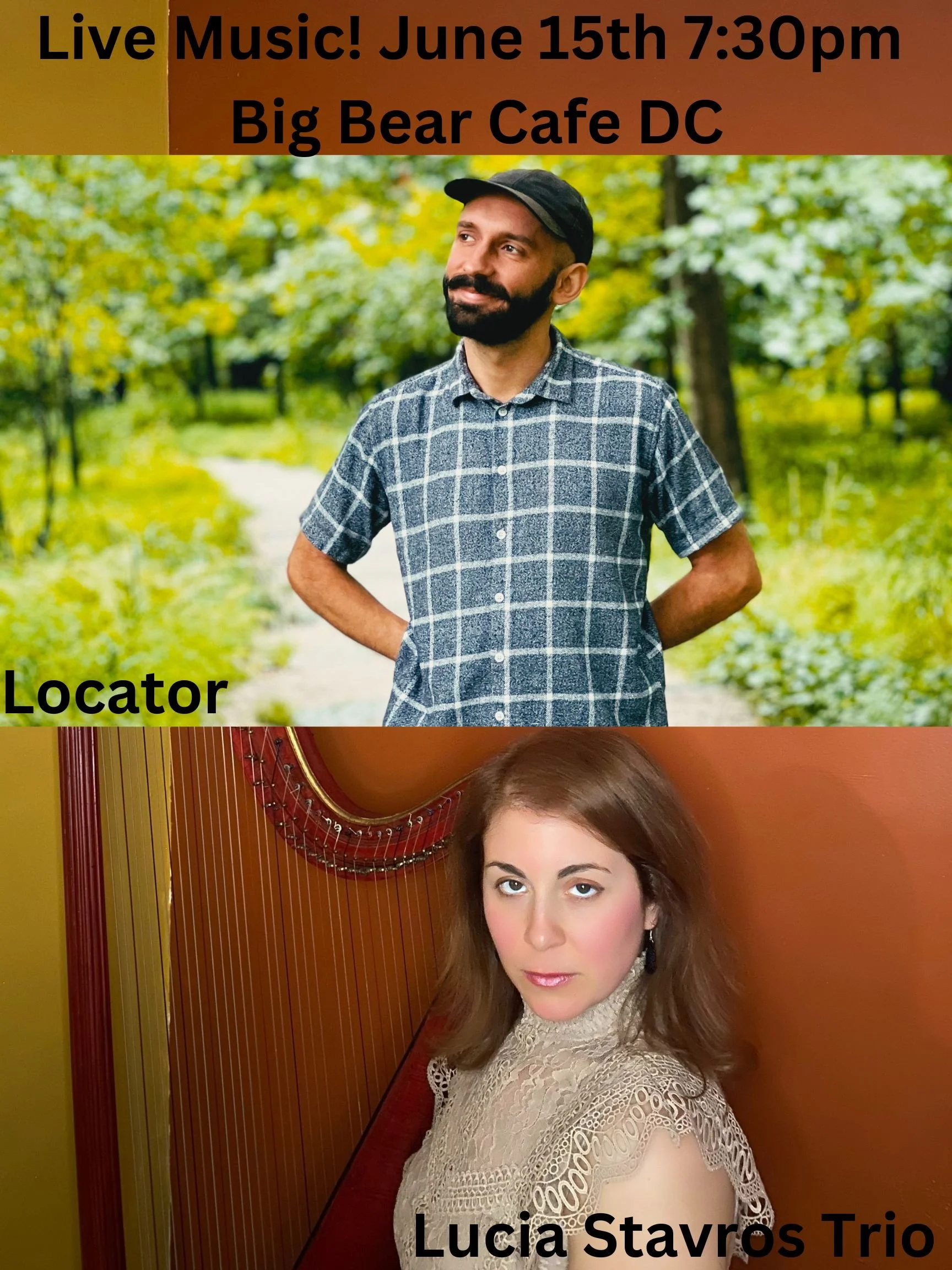 Thursday- Locator and Lucia Stavros Trio