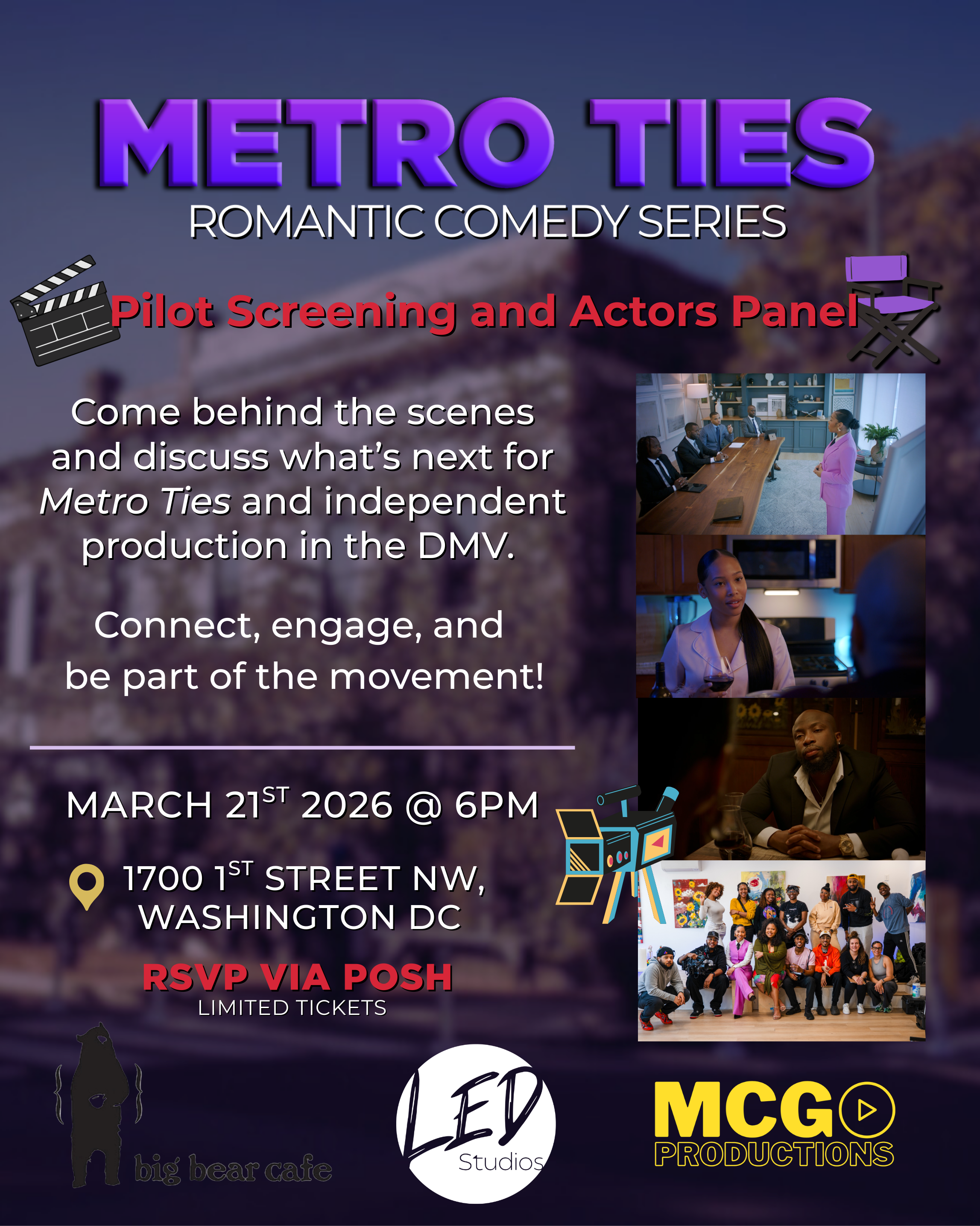 Saturday - Metro Ties Screening &amp; Actors Panel