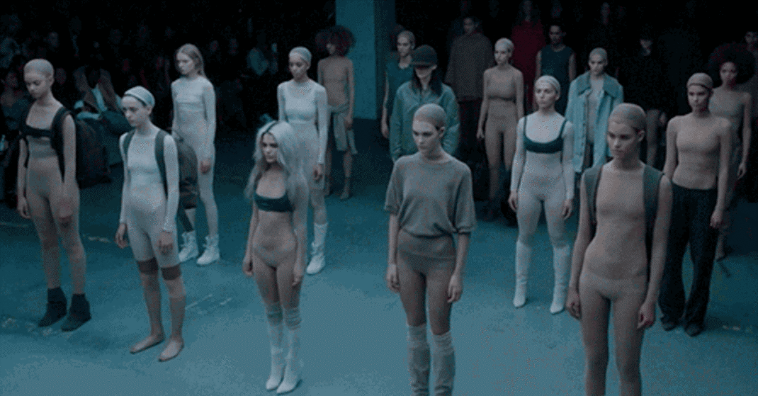 This is either Kanye West's fashion line, or the queue for the 7.05 express from Gordon.