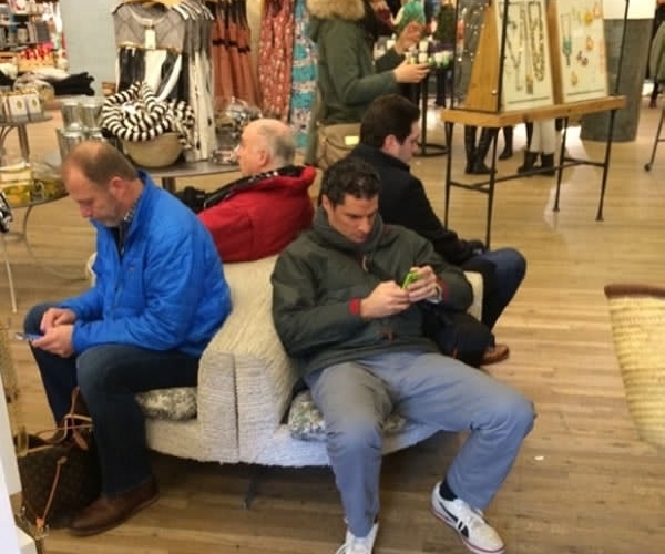 They're probably texting for help